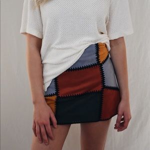 Gianni Bini Patchwork Skirt